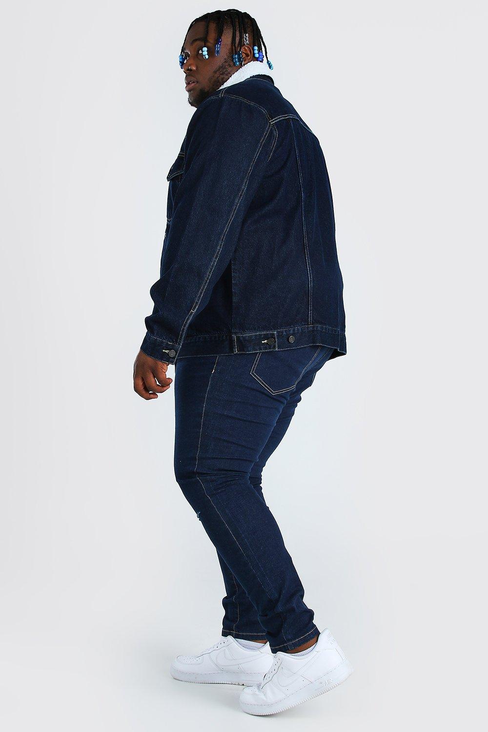 Boohoo plus size outlet denim jacket